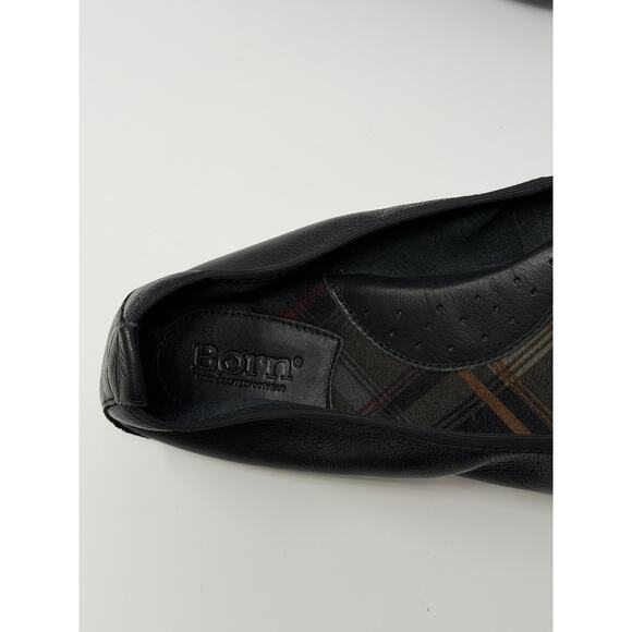 Born Womens Julianne Ballet Flats Black Sz 10 M Leather Casual EUC - Picture 4 of 8